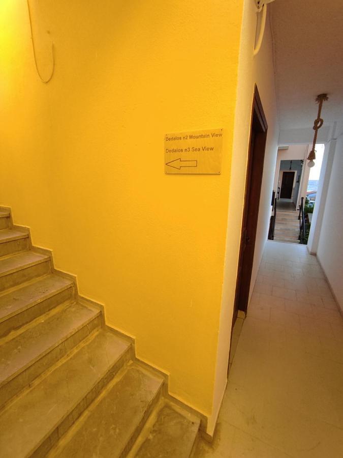 Dedalos N3 Sea View Apartment-30 Metres From The Beach Stalís Luaran gambar