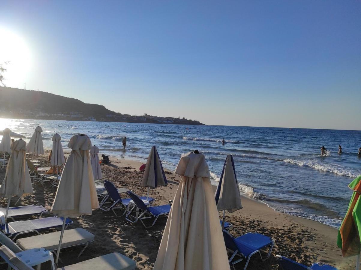 Dedalos N3 Sea View Apartment-30 Metres From The Beach Stalís Luaran gambar