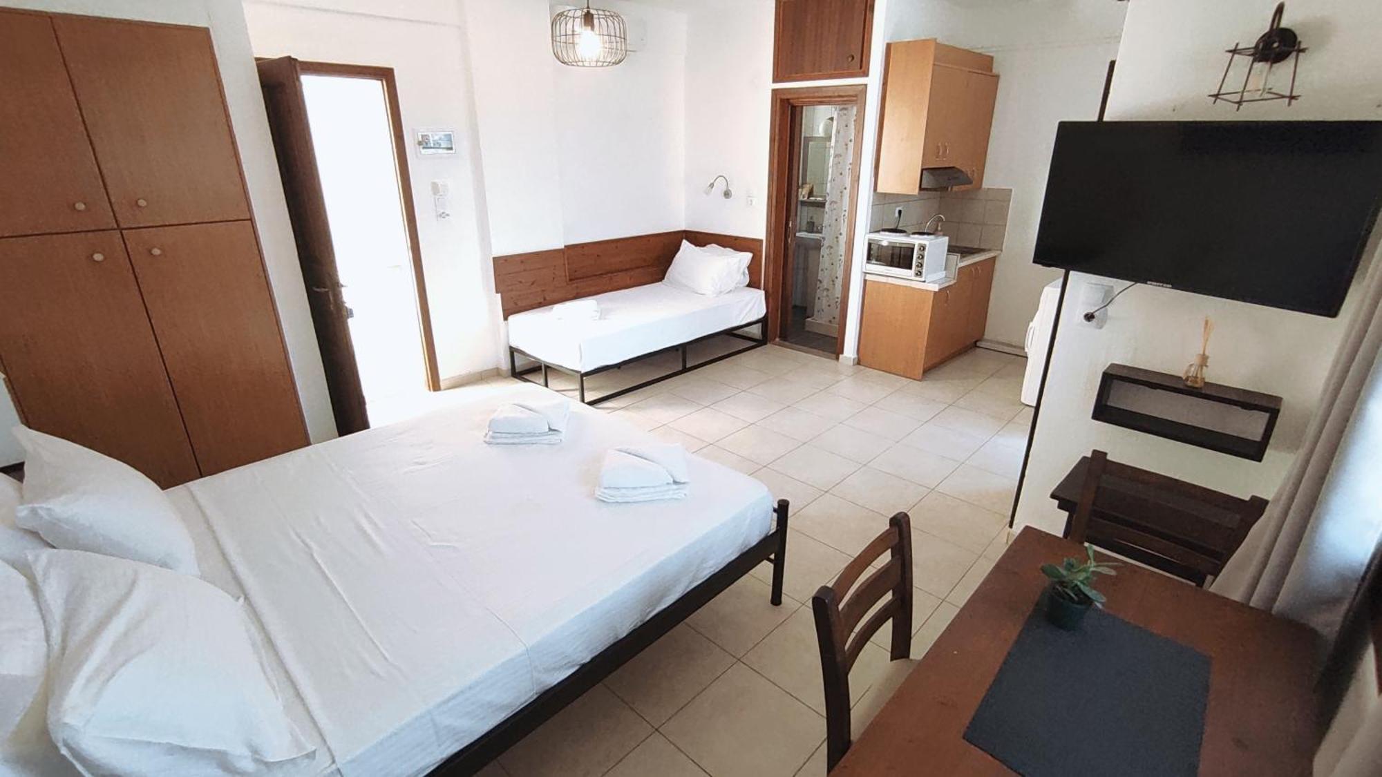 Dedalos N3 Sea View Apartment-30 Metres From The Beach Stalís Luaran gambar